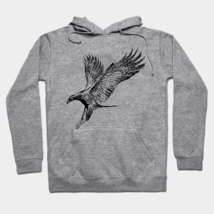 Attacking Eagle Hoodie